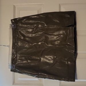 Leather Skirt